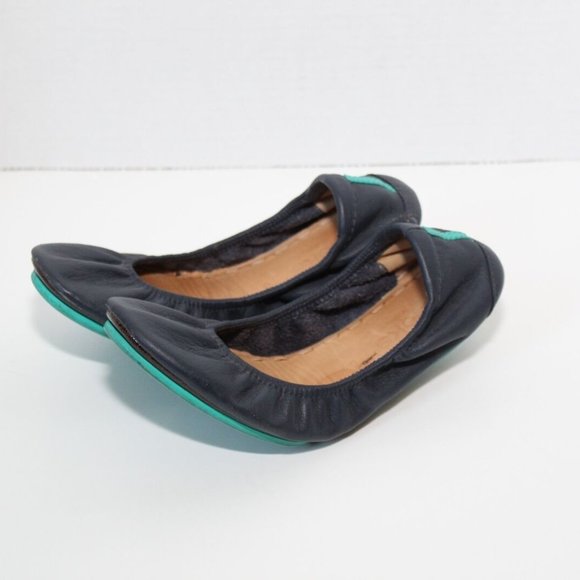 Tieks by Gavrieli Flexible Ballet Flats Navy Shoes Women's Size 6 H13444 - Picture 2 of 10